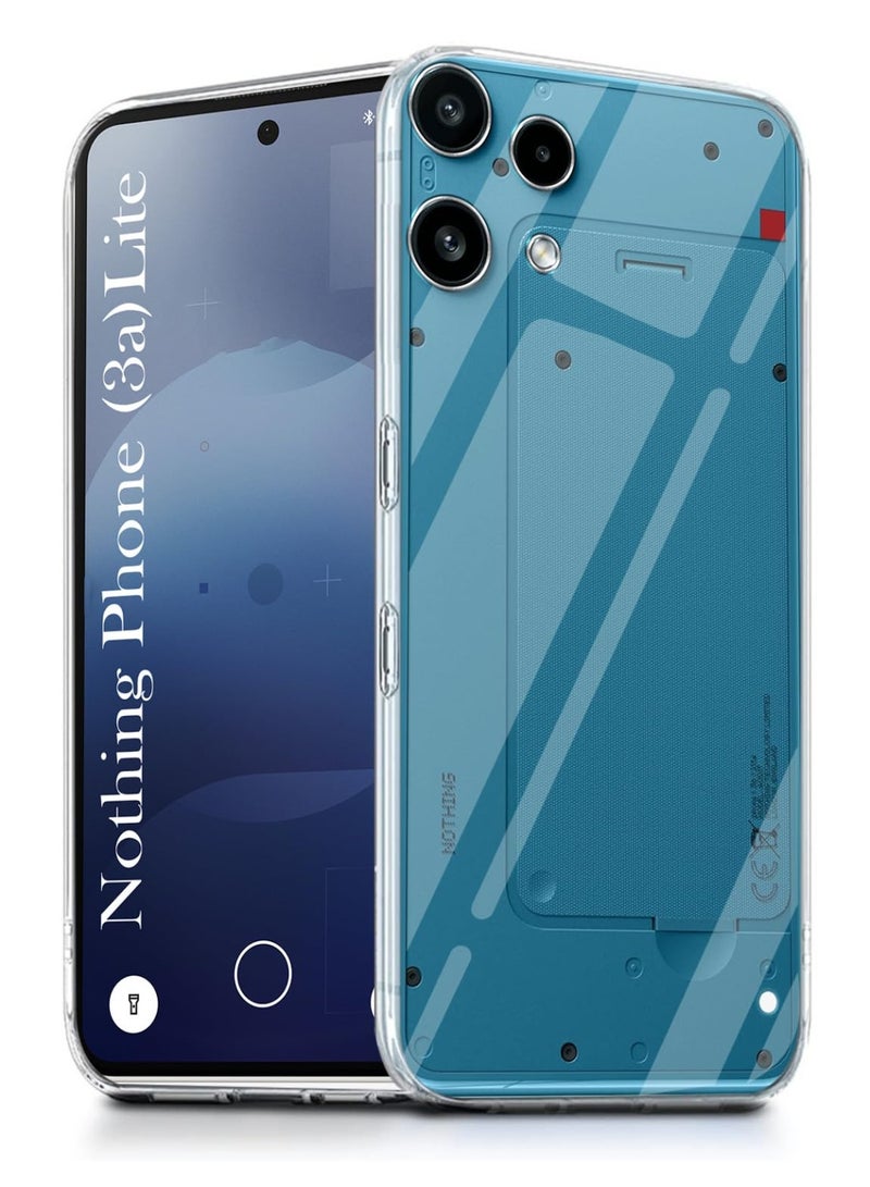 Crystal Clear Back Cover Case for Nothing Phone 3a Lite 5G Shock Proof Design Transparent Back Cover Case for Nothing Phone 3a Lite 5G - Image 1